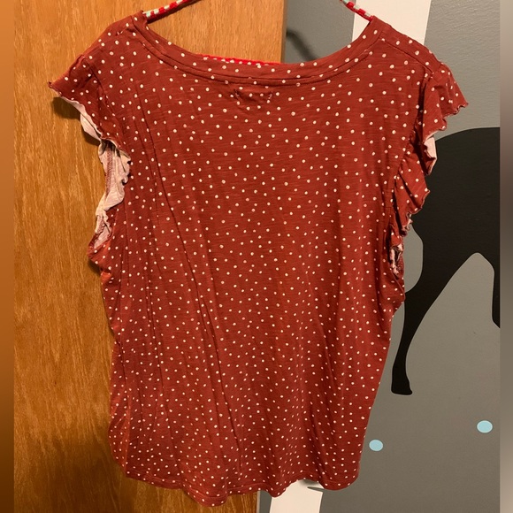 Maurice’s Woman’s XXL Cap Sleeve Polka Dot Tee - Picture 3 of 4